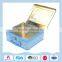 Cartoon figure lunch tin box with a window fpr children