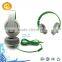 Cool design foldable wired 3.5mm single plug headphone with stereo sound