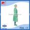 Surgery use green surgical gown /long sleeve surgical gown /short sleeve surgical gown with CE FDA certifications