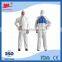 CE FDA PP Nonwoven Protective disposable coveralls plastic protective clothing