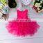 Kids frock bow tie tutu sleeveless mini sundress softtextile baby 1 year old party