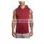 OEM Latest Design Zip Up Hoodies Custom Blank Man Sleeveless Hoodie
