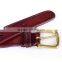 Golf belt cowhide leather 100% hand stitching needlepoint belt