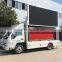 New arrival factory price Foton water proof full color P10 screen mobile led screen truck