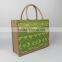 Custom Waterproof Shopping Cheap Promotional jute pattern bag