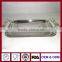 silver metal tray with handle silver tray rectangular silverplated tray tableware for party