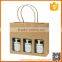 Red wine box cheap paper wine gift box for wine glass