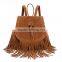 Fashion Tassel Backpack Women Casual Shoulderbags