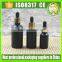 empty black matte child proof glass dropper bottles 20ml for e liquid wholesale