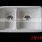 Marble Double Sink/Double Sinks Kitchen/solid surface Kitchen Sink Double Bowl ,arificial stone kitchen sinks
