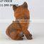 Polyresin figurine animal fox statue decoration home