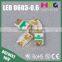 High quality 1.6x0.8x0.4mm sanan epistar chip 1608 red smd led