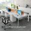 Foshan top quality modern design 6 person office desk for staffs