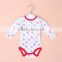 2015 brand new Unisex baby boy bodysuits newborn organic cotton baby clothes