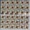 Irregular marble stone mosaic tile