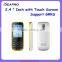 2020 Feature Cell Phones 2.4 " Inch with Touch Screen Support GPRS Cell Phone
