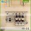 EayPAG Wall Mount Rail Bar and 8 Hooks Kitchen Organizer ,201 Stainless Steel