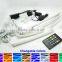 RGB LED Strobe Light car Strip Light Voice Control 8 Colors Car Changable Atmosphere light Flash Lamps