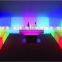 Color Change Outdoor waterproof plastic Led Nightclub Sofa