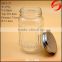 500ml clear body glass food mason storage jar wholesale with lid