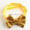 Christmas Baby Girl Headbands Fashion Striped Paillette Sequin Bow Girl Headband Elastic Hair Bands