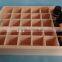 30 bottles storage wooden essential oil tray with 30 compartments