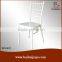 BH-L8815 factory price white and gold clear resin napoleon wedding chair