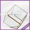 OEM customized black bronze copper rose silver gold red brass Chocalate Jar Gifts Tin glass wedding diamond candy boxes