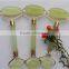 2015 top grade jade roller carved brand logo real jade face care massage roller