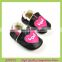 Handmade Baby Moccasins 100% Genuine Leather Soft Sole Slip on Baby Shoes With Plush Fur
