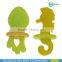 Baby Safety Chewable Baby Teether Giraffe Fruit Type Silicone Baby Teether OEM Seivice