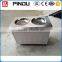 cold storage thailand style roll flat pan stir fry ice cream machine with flat table