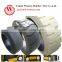 Chinese black and color industrial solid tire exporter