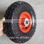 3.50-8 Pneumatic Air Wheel For Construction Wheelbarrow Solid Shaft