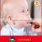 100% food grade custom silicone baby finger toothbrush transparency color toothbrush for children oral hygiene