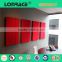 China supplier polyester fabric fiber acoustic panel