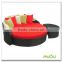 Audu Elegant Daybed/Elegant Nice Round Daybed With Side Table