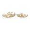 decorative gold fruit bowl metal basket