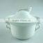 Irregular Sugar &creamer Pots,white Porcelain Canister,small Casserole