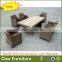 Garden furniture outdoor dining set rectangle table and chair