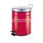 Factory Wholesale powder coated Foot Pedal Trash Bin