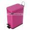 home use round shape metal waste bins price