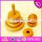 Creative educational baby stacking ring toys wooden block stacking games for kids W13D120