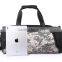 Fashion camo fabric sport gym bag with compartment