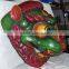 Foo Dog Mask: wood Nepal Tibet Tibetan Buddha Buddhist lion green blue temple