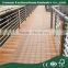 high hardness symmetrical profile hot processing outdoor bamboo decking