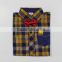 2016 New design boy's shirt /100% cotton paid embroidered shirt