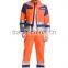 2015 OEM male Anti static work Uniform one piece wear fire-fighting protection safty coverall set clothes high Quality