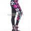 OEM fully sublimation printing fashion Quick Dry Workout womens yoga pants