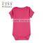 2016 New Baby Clothes Blank Color Baby Romper One Piece Short Sleeve Romper Without Pattern Bodysuit